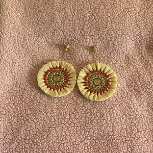 Elegant Multicolor Circular Earrings